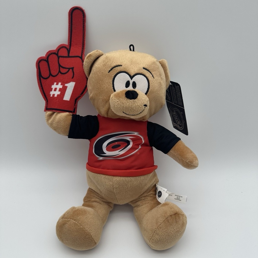Carolina Hurricanes Teddy Bear Plush Stuffed Animal NHL Has TAG #1 Good Stuff